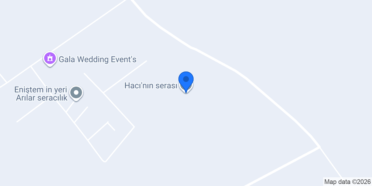Hacı'nın serası konumu