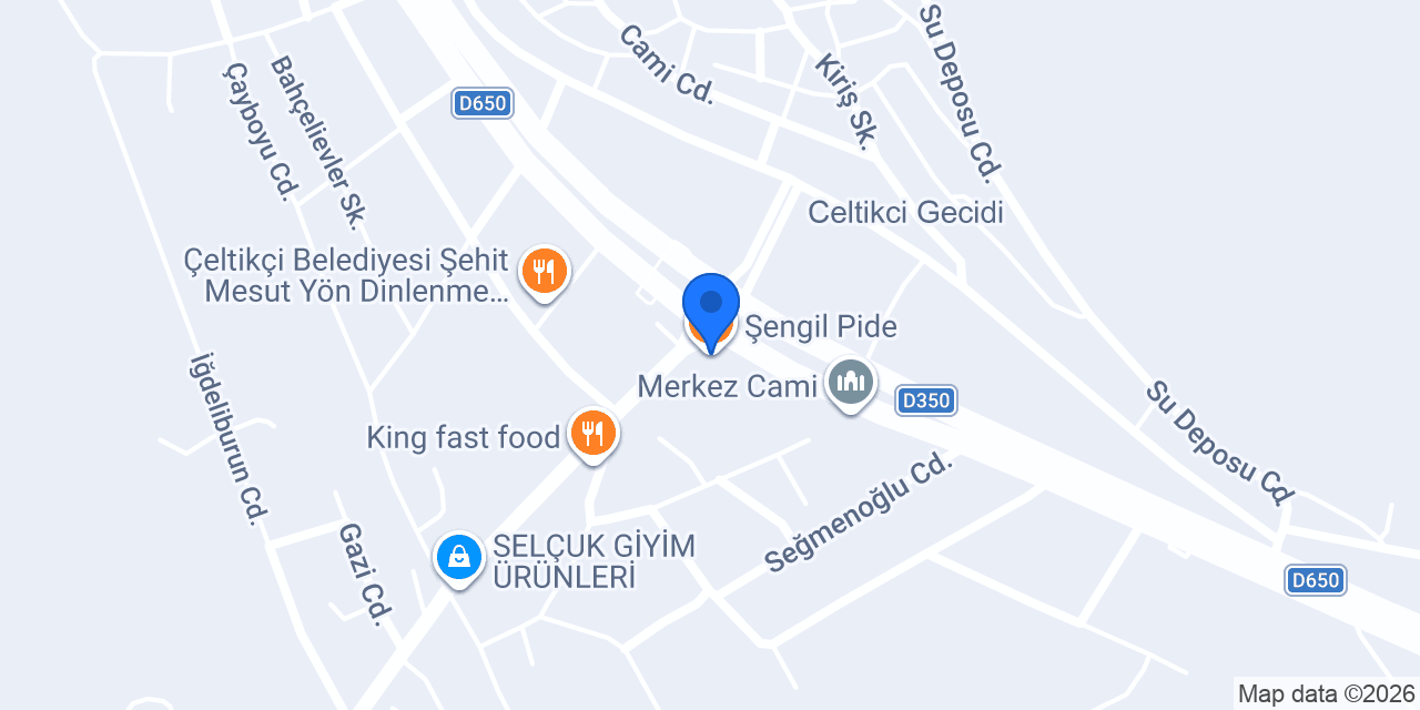 Şengil Pide konumu