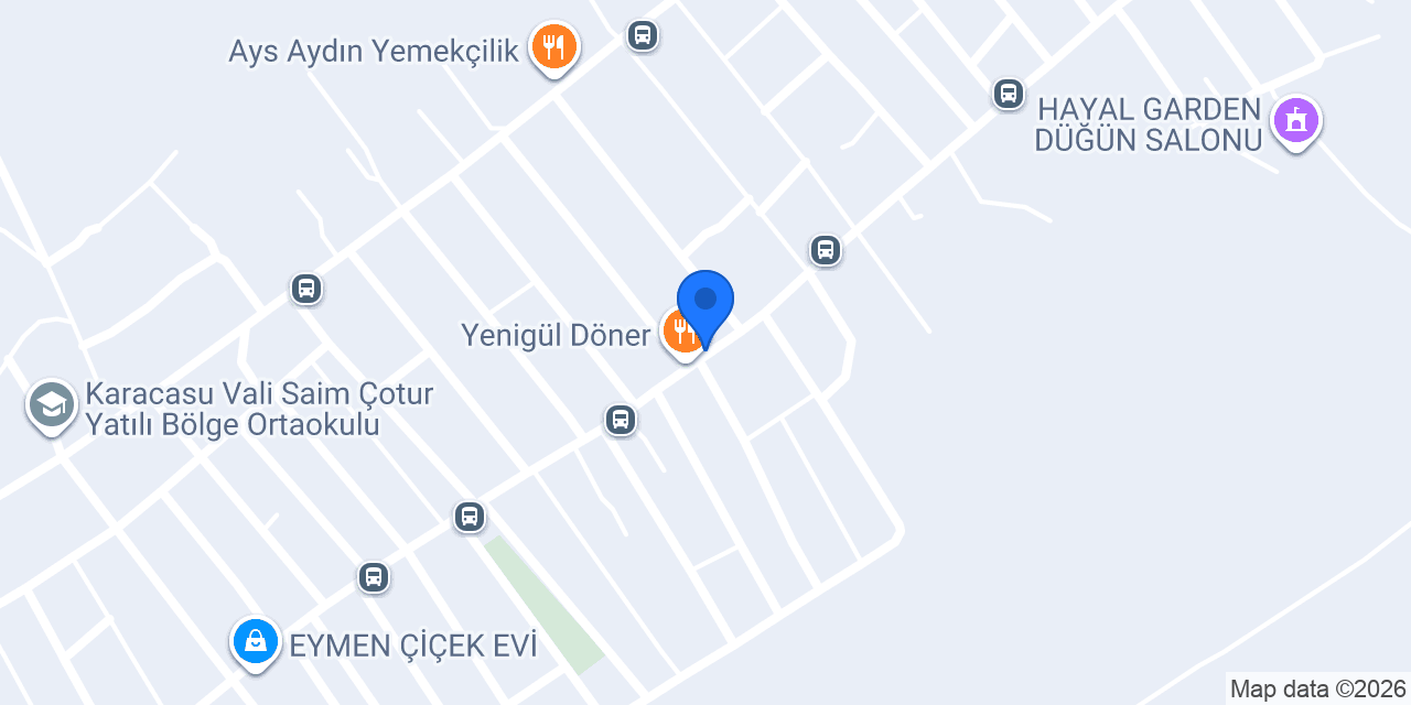Oses Çiğköfte Karaziyaret Şubesi konumu