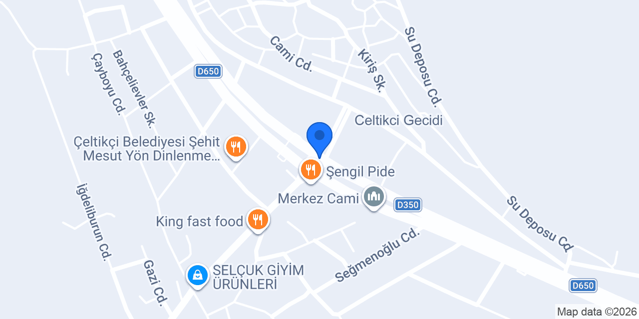 ÇELTİKÇİ İLÇE MİLLİ EĞİTİM MÜDÜRLÜĞÜ konumu