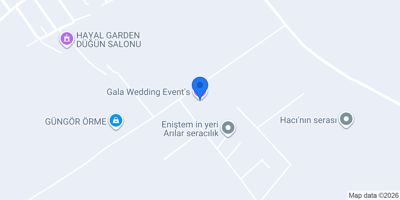 Gala Wedding Event's konumu