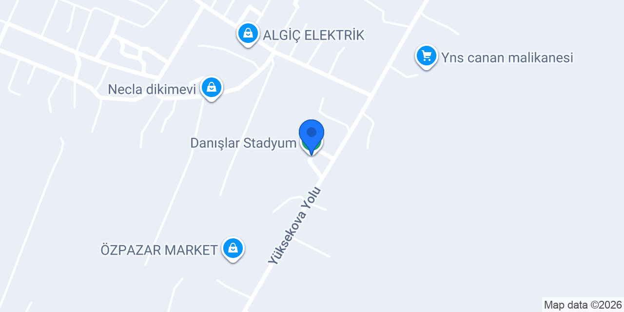 Danışlar Stadyum konumu