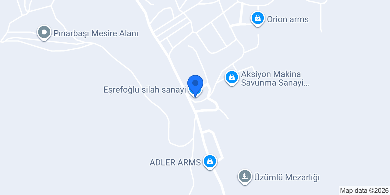 Eşrefoğlu silah sanayi konumu
