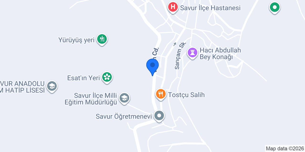 Savur Noterliği konumu