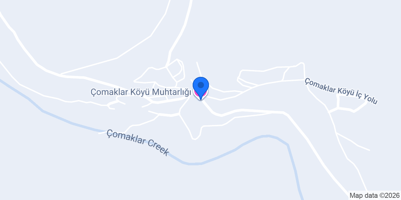 Çomaklar Köyü Muhtarlığı konumu