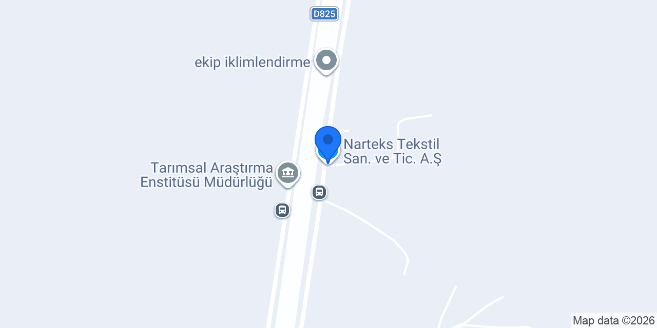Narteks Tekstil San. ve Tic. A.Ş. konumu