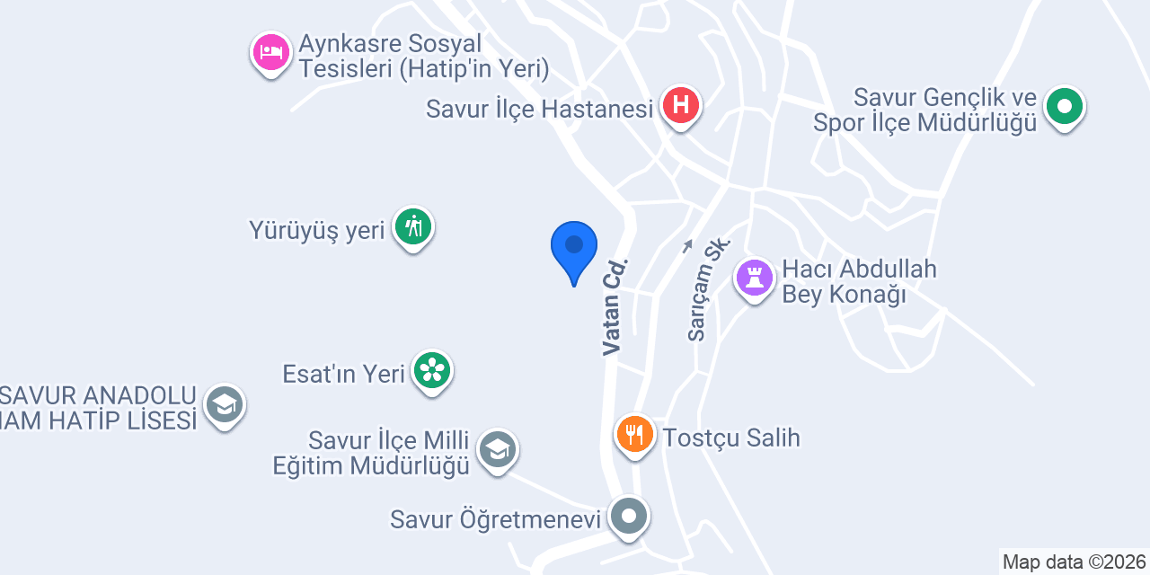 Murat'ın yeri kebap salonu konumu