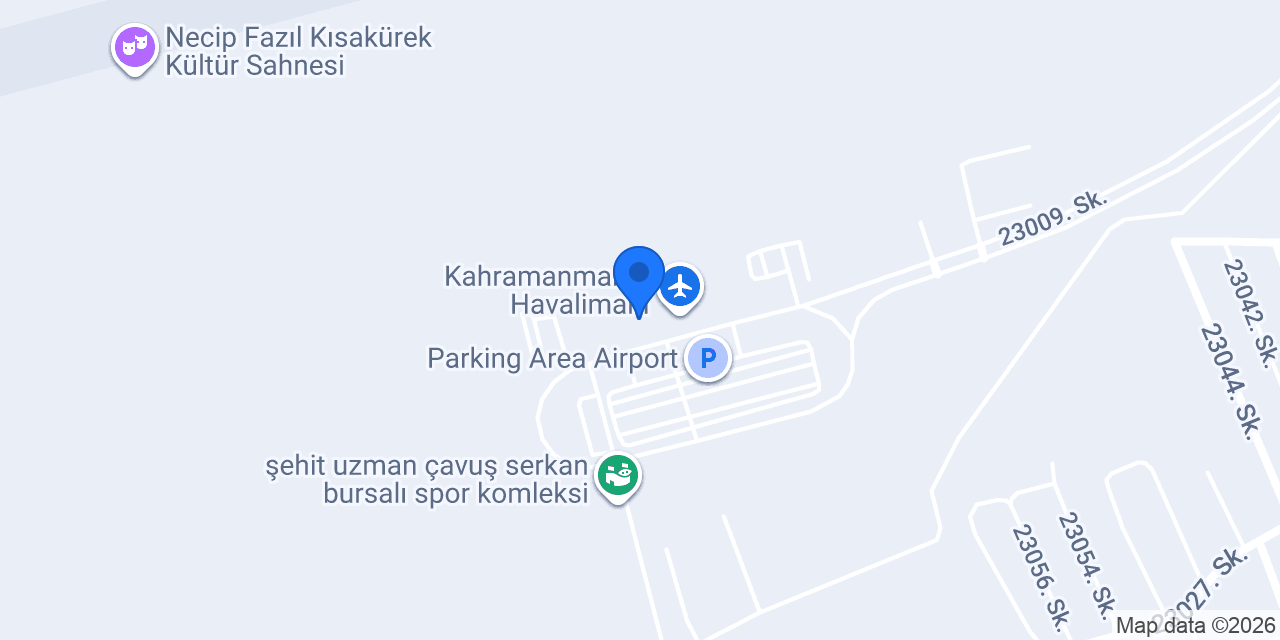KPT Filo Havalimanı konumu