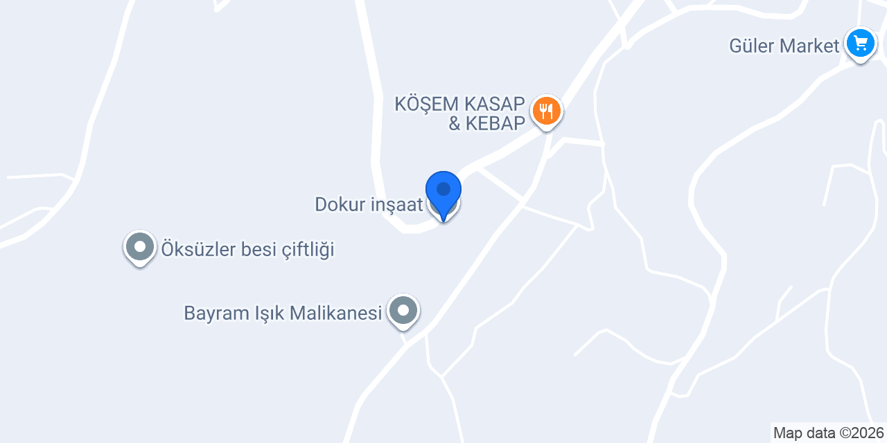 Dokur inşaat konumu