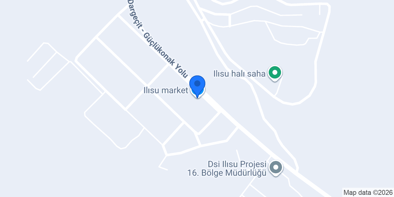 Ilısu market konumu
