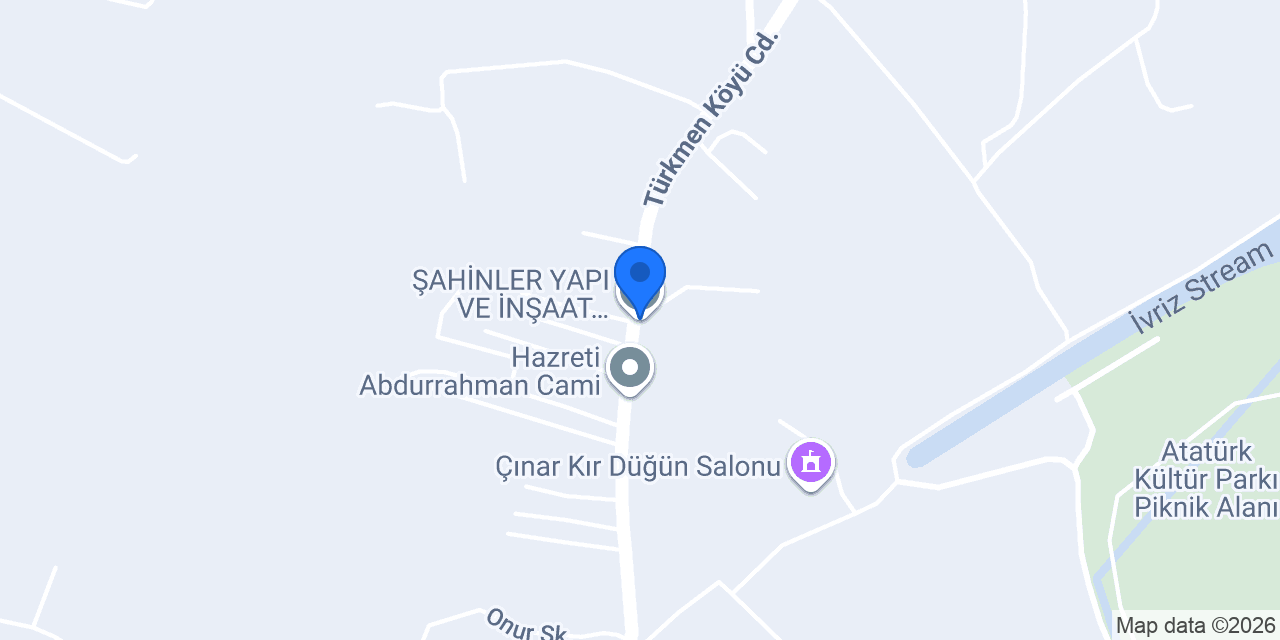ŞAHİNLER YAPI VE İNŞAAT MALZEMELERİ konumu