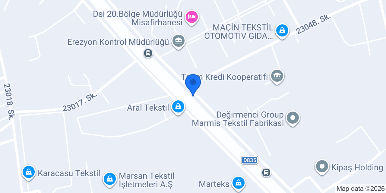 HLM Valiz Fabrika konumu