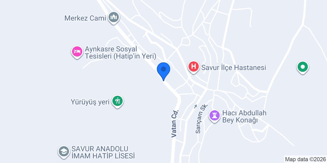 SAVUR ANTİK DÖNER konumu