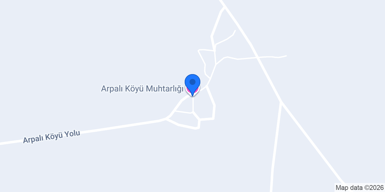 Arpalı Köyü Muhtarlığı konumu