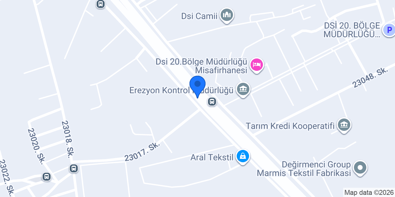 Edeteks Tekstil konumu