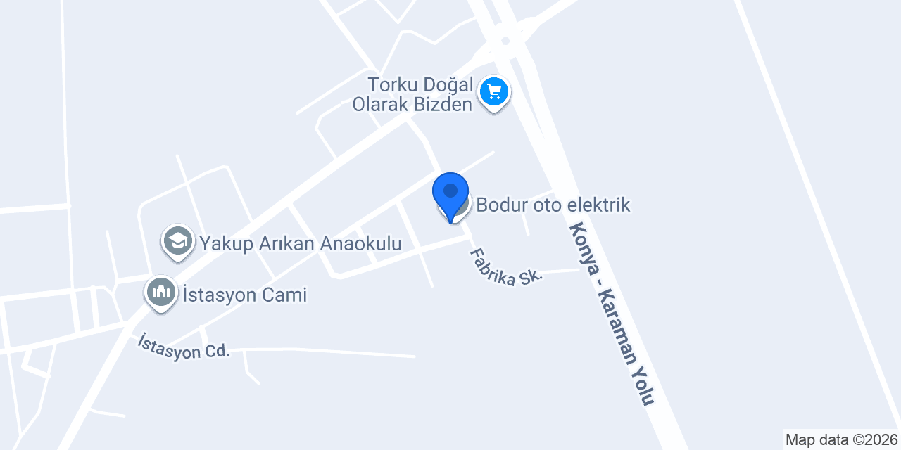 Bodur oto elektrik konumu