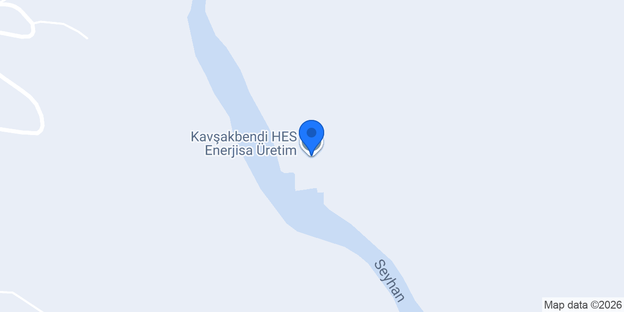 Kavşakbendi HES Enerjisa Üretim konumu