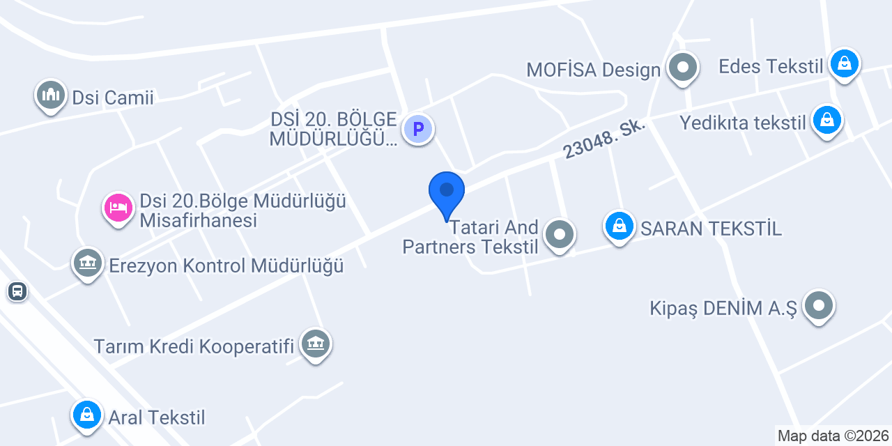 Toprak Tekstil Makina konumu