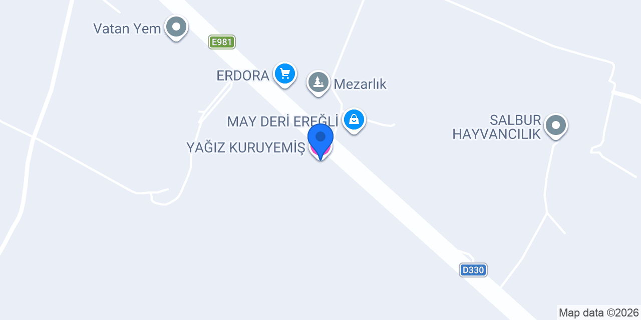 YAĞIZ KURUYEMİŞ konumu