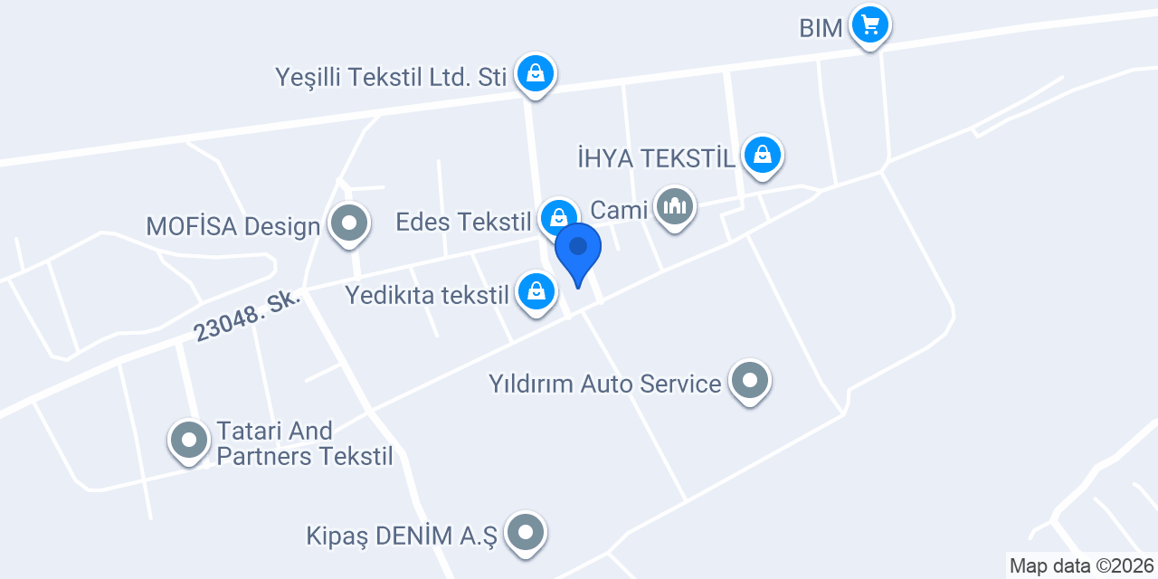 Ema tekstil konumu