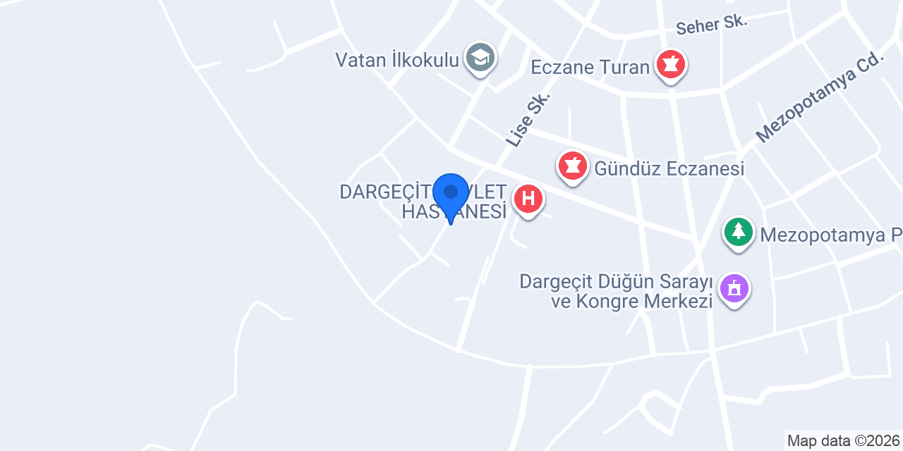 Dargeçit Kız Anadolu İmam Hatip Lisesi konumu
