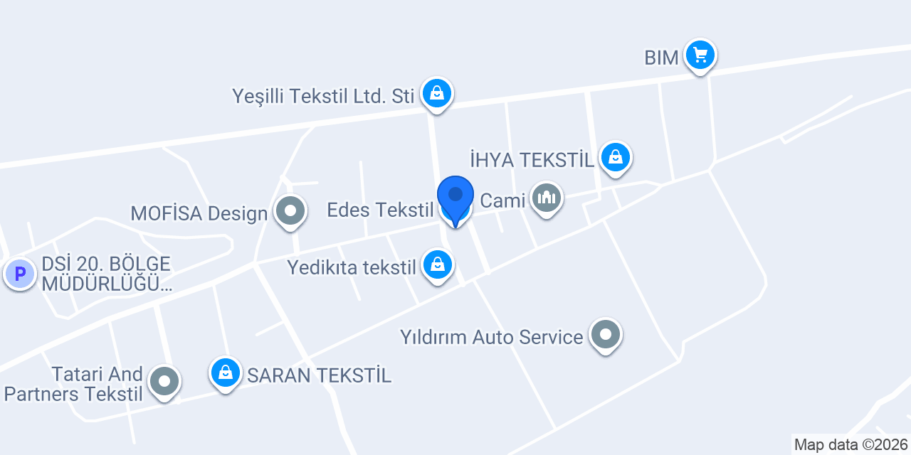 Edes Tekstil konumu