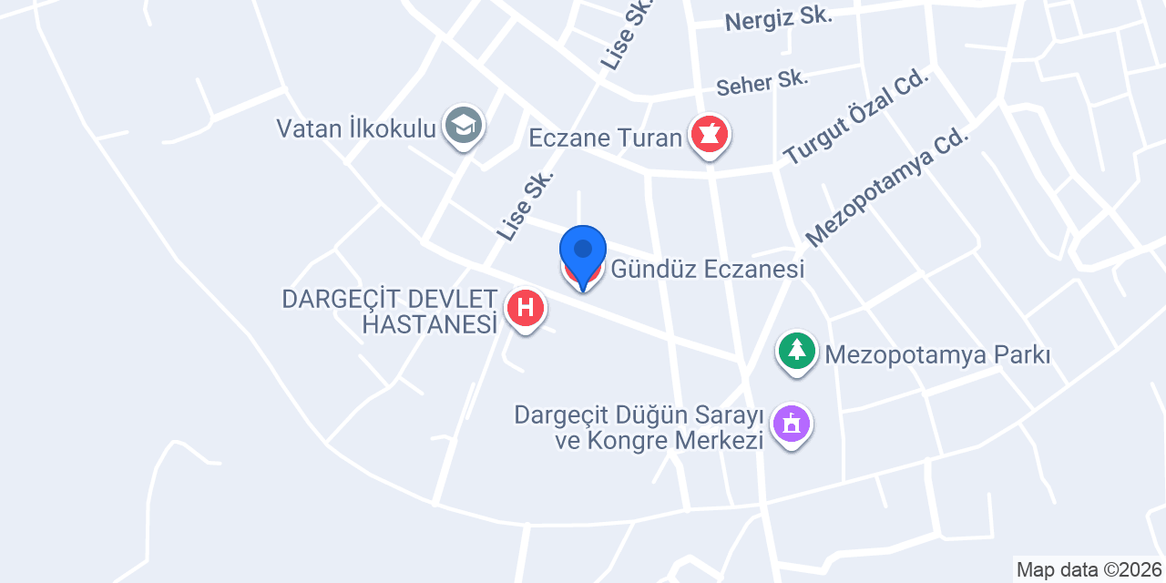 Gündüz Eczanesi konumu