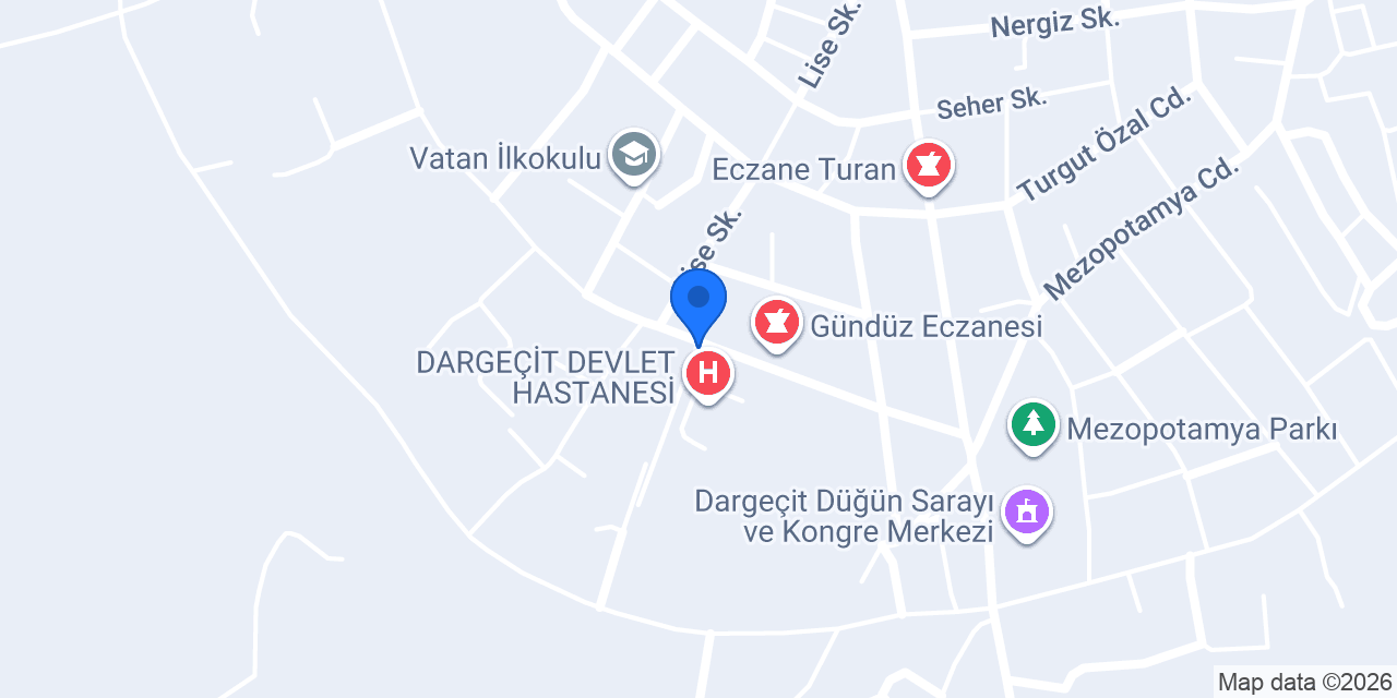 (DARGEÇİT MEDİKAL ) konumu