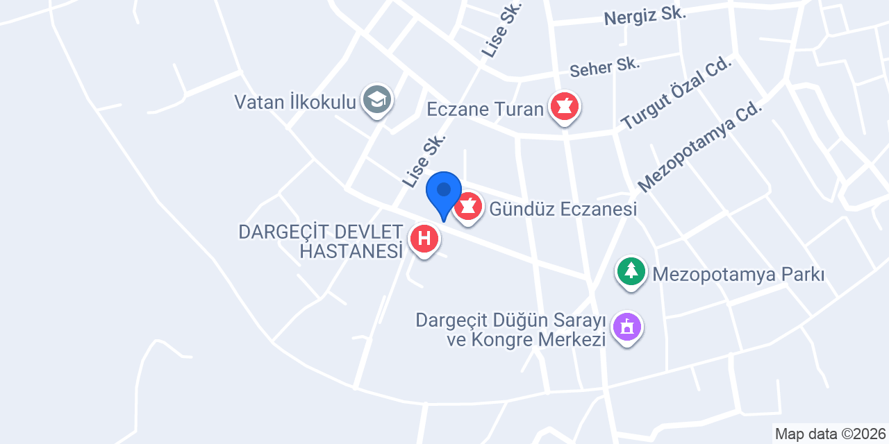 ŞİFA ECZANESİ konumu