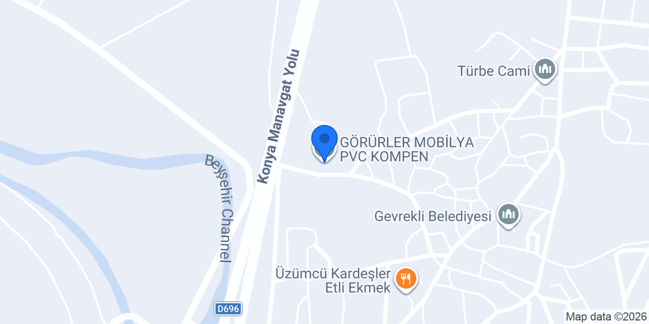 GÖRÜRLER MOBİLYA PVC KOMPEN konumu