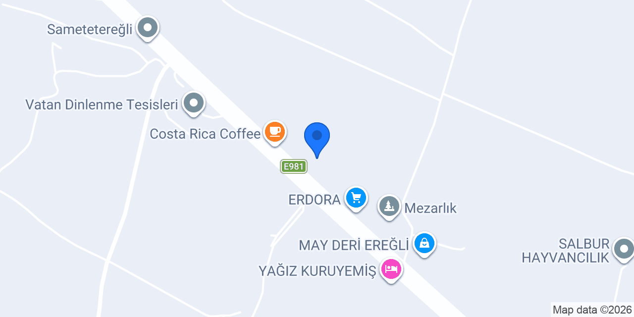 ERDORA KURUYEMİŞ VE ŞEKERLEME konumu