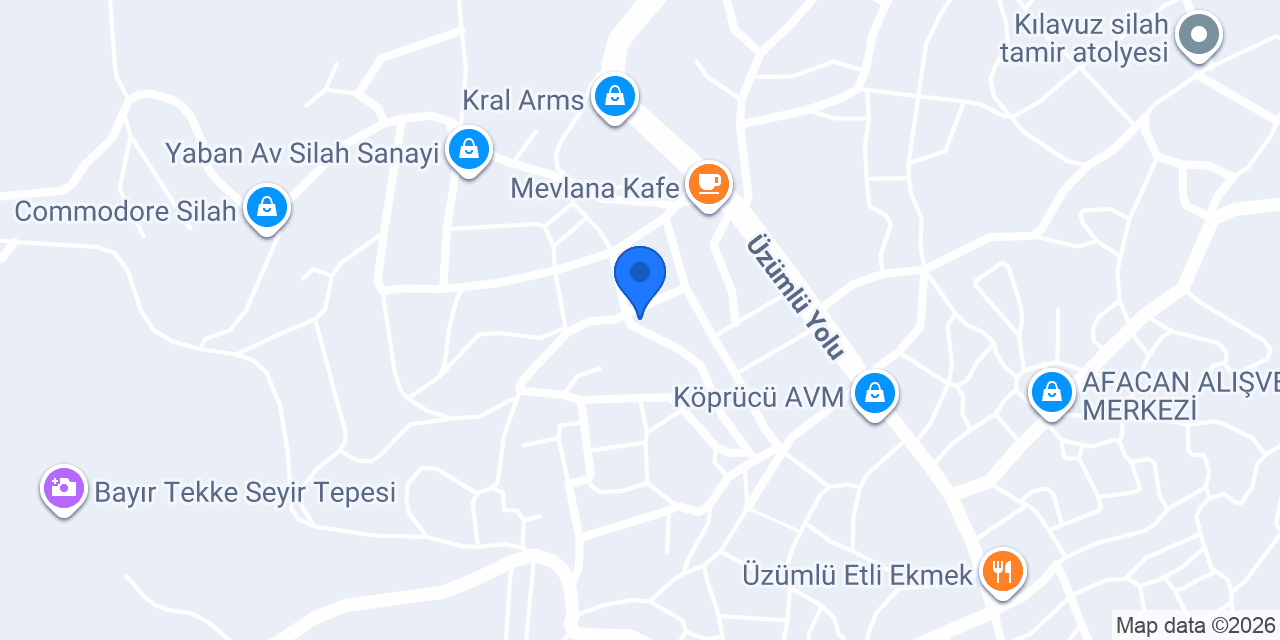 TARGET SİLAH İNŞ. TURİZM SAN. VE TİC. LTD.ŞTİ. konumu