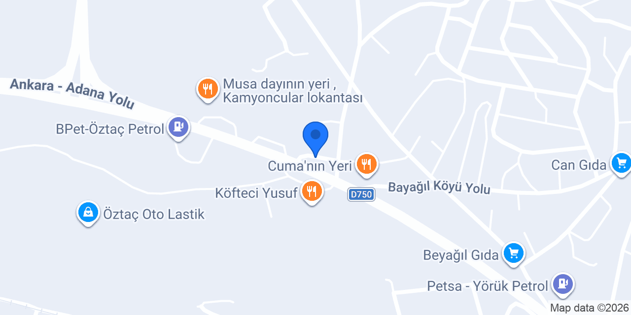 Hüseyin'in Yeri Ender Kebap Dünya'sı konumu