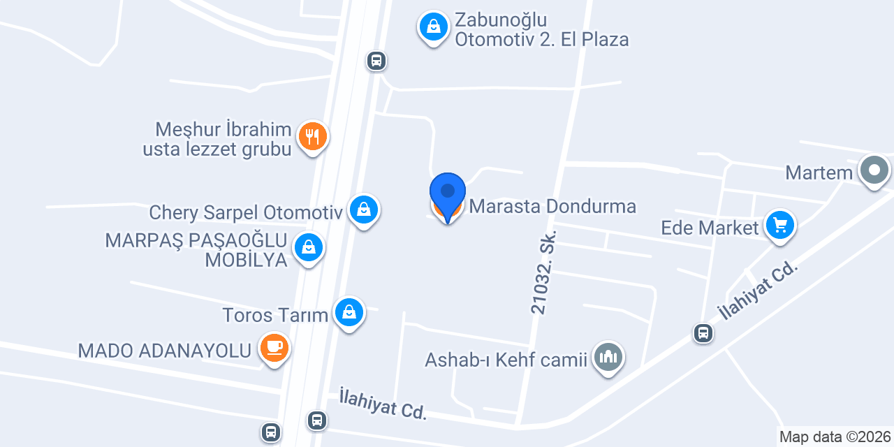Marasta Dondurma konumu