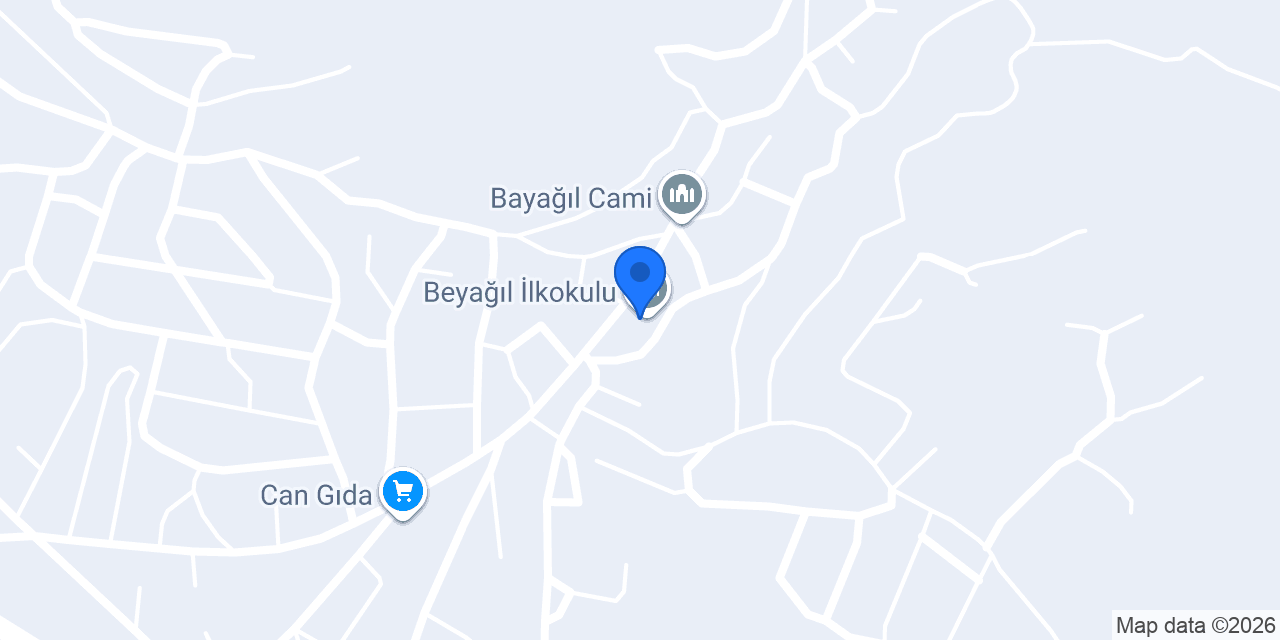 Beyağıl İlkokulu konumu