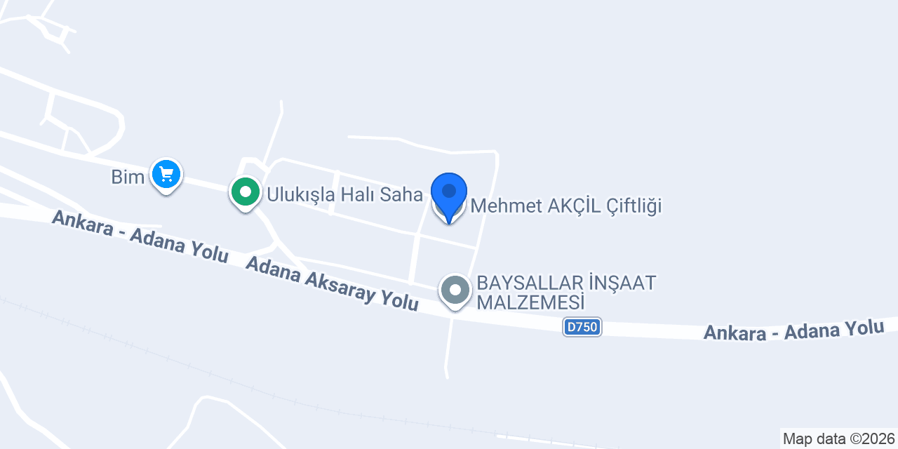 Mehmet AKÇİL Çiftliği konumu