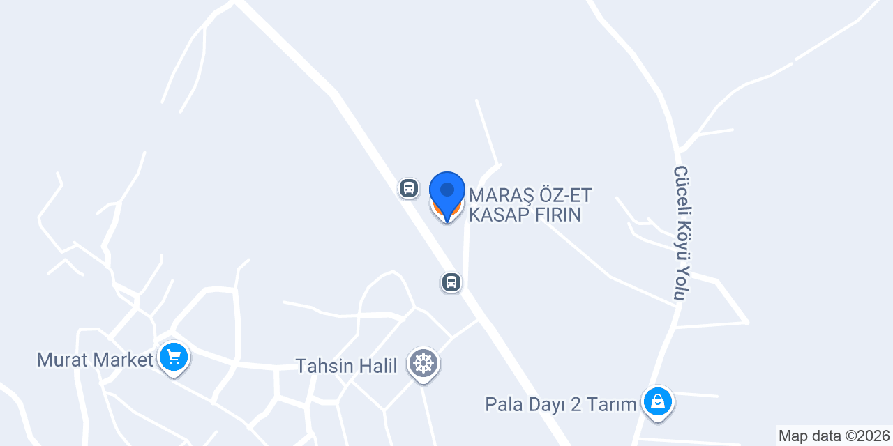 MARAŞ_ÖZ-ET KASAP FIRIN konumu