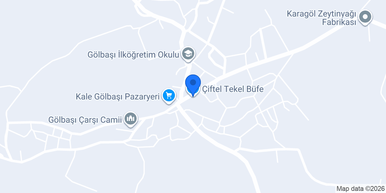 Çiftel Tekel Büfe konumu