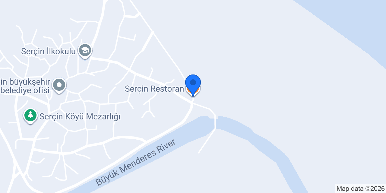 Serçin Restoran konumu
