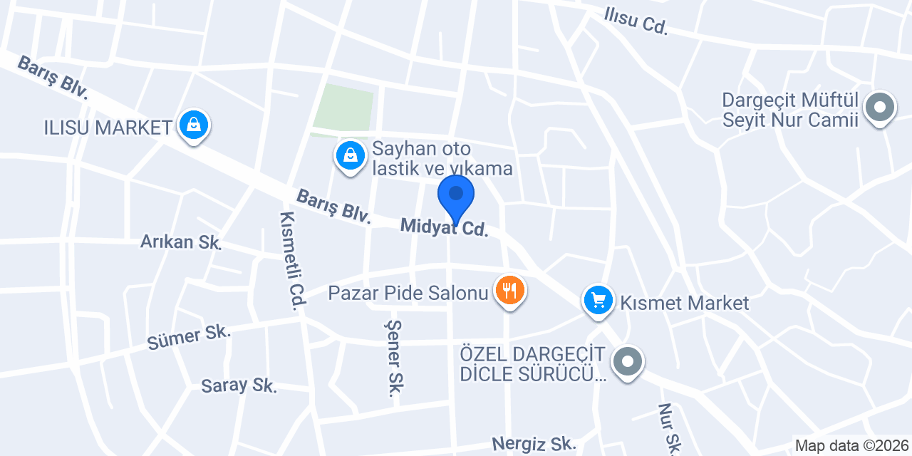 Aygaz Bayii konumu