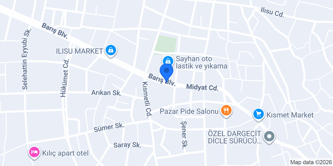 ÖZAKARLAR İNŞAAT LTD. ŞTİ. konumu