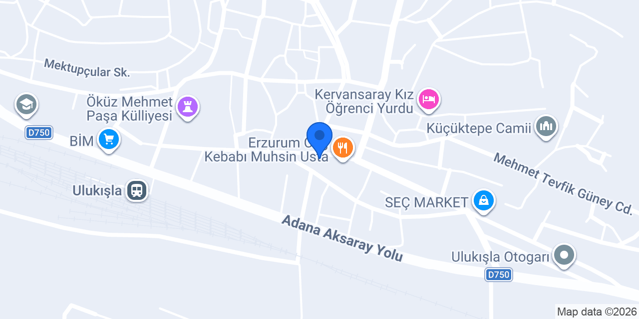 Ulukışla İlçe Emniyet Amirliği konumu