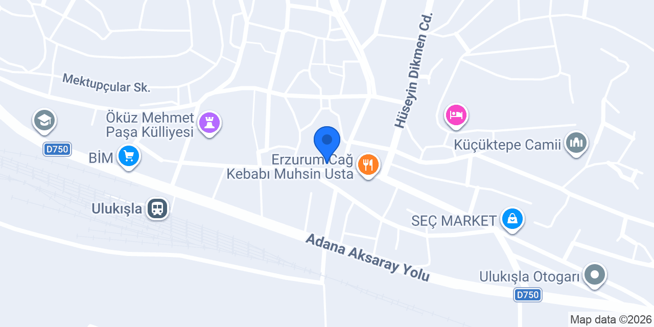Ulukışla Eczanesi konumu