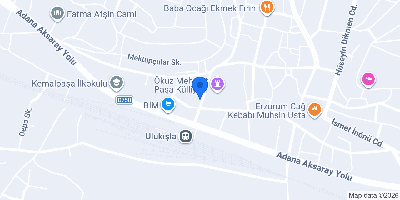 Yavuz Taksi konumu