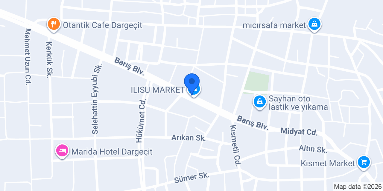 Dargeçit Hatay Döner konumu