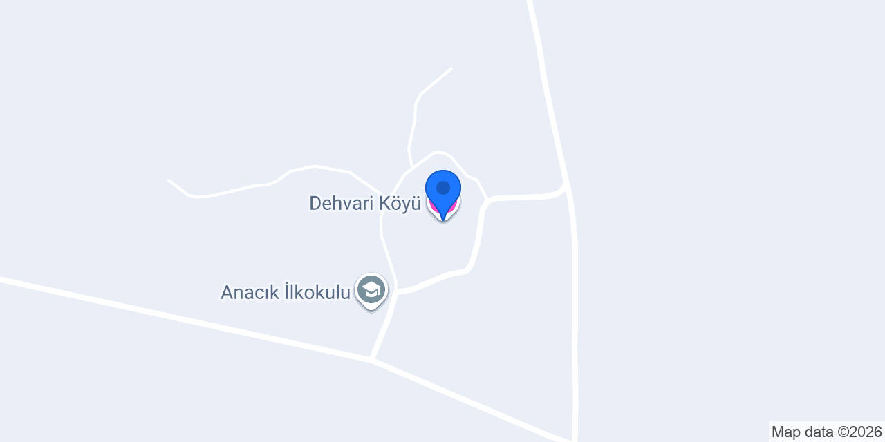 Dehvari Köyü konumu