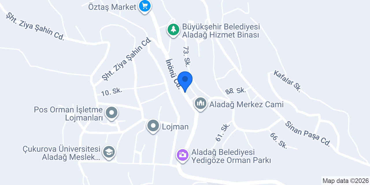 Kayalar Pastanesi konumu
