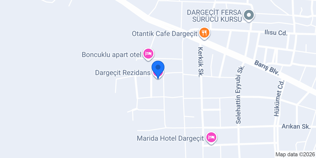 Dargeçit Rezidans konumu