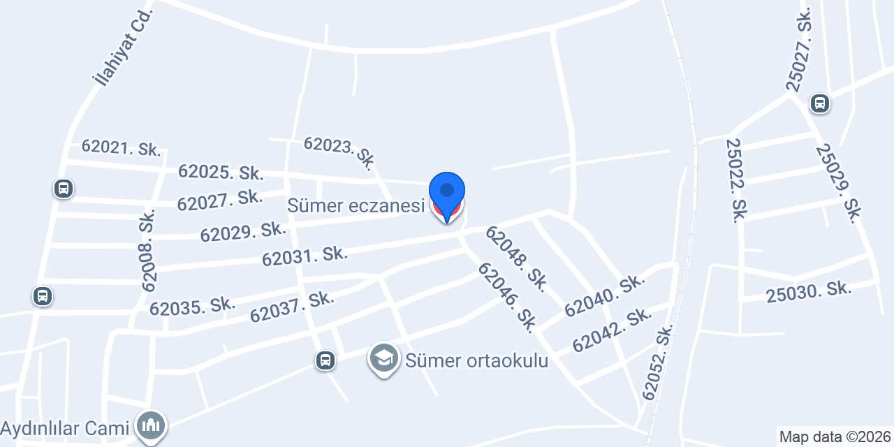 Sümer eczanesi konumu