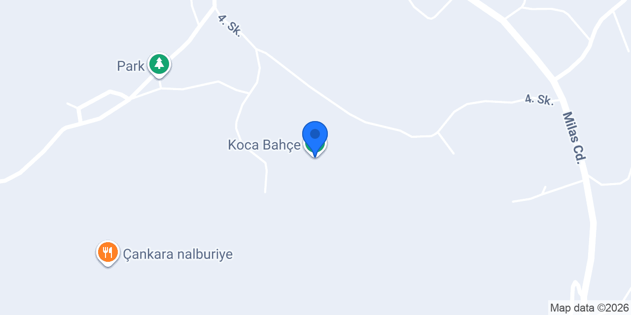 Koca Bahçe konumu
